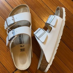 White Birkenstock’s - Size 38